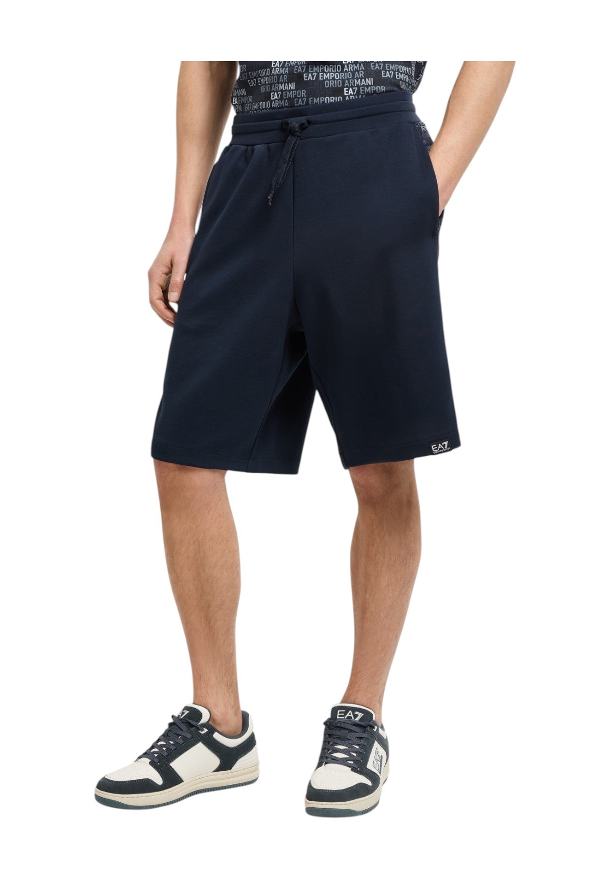 Bermuda In Felpa 7m000217 Armani Blue