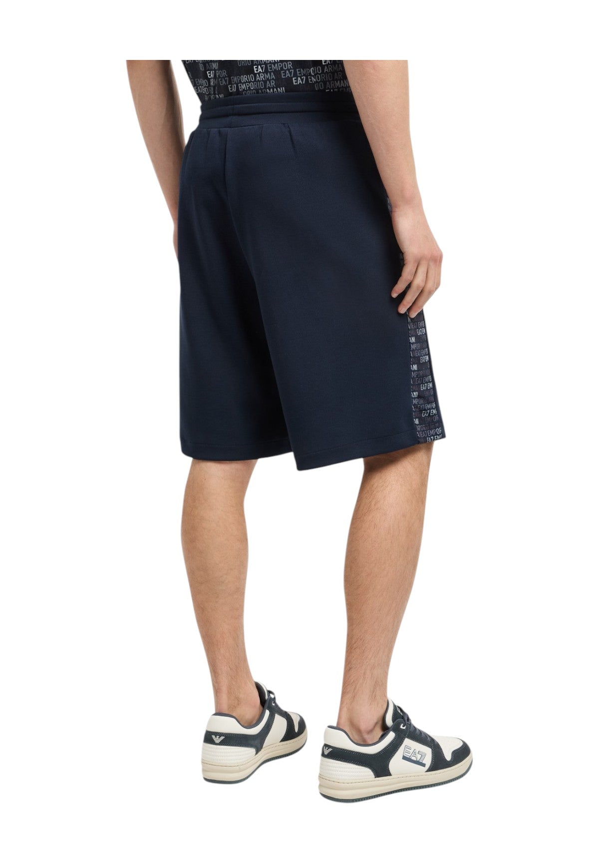 Bermuda In Felpa 7m000217 Armani Blue