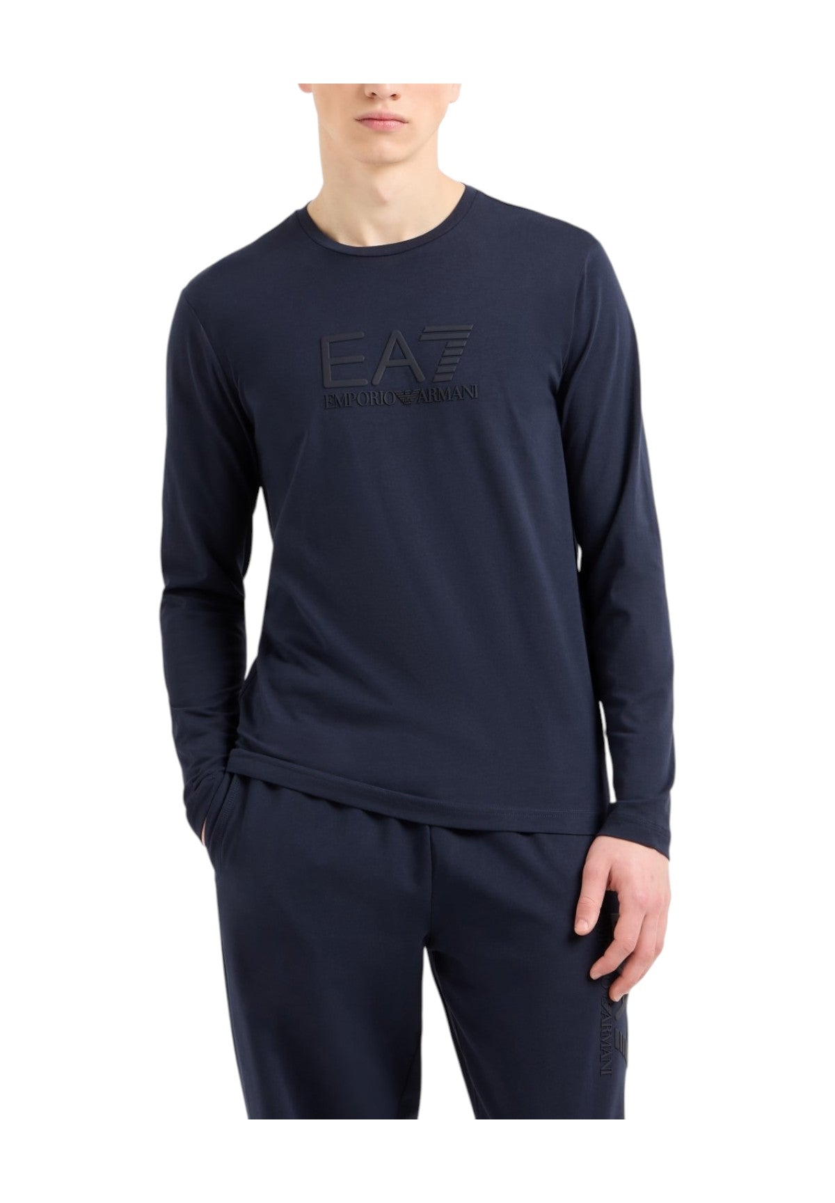 T-Shirt A Maniche Corte 7m000227 Armani Blue