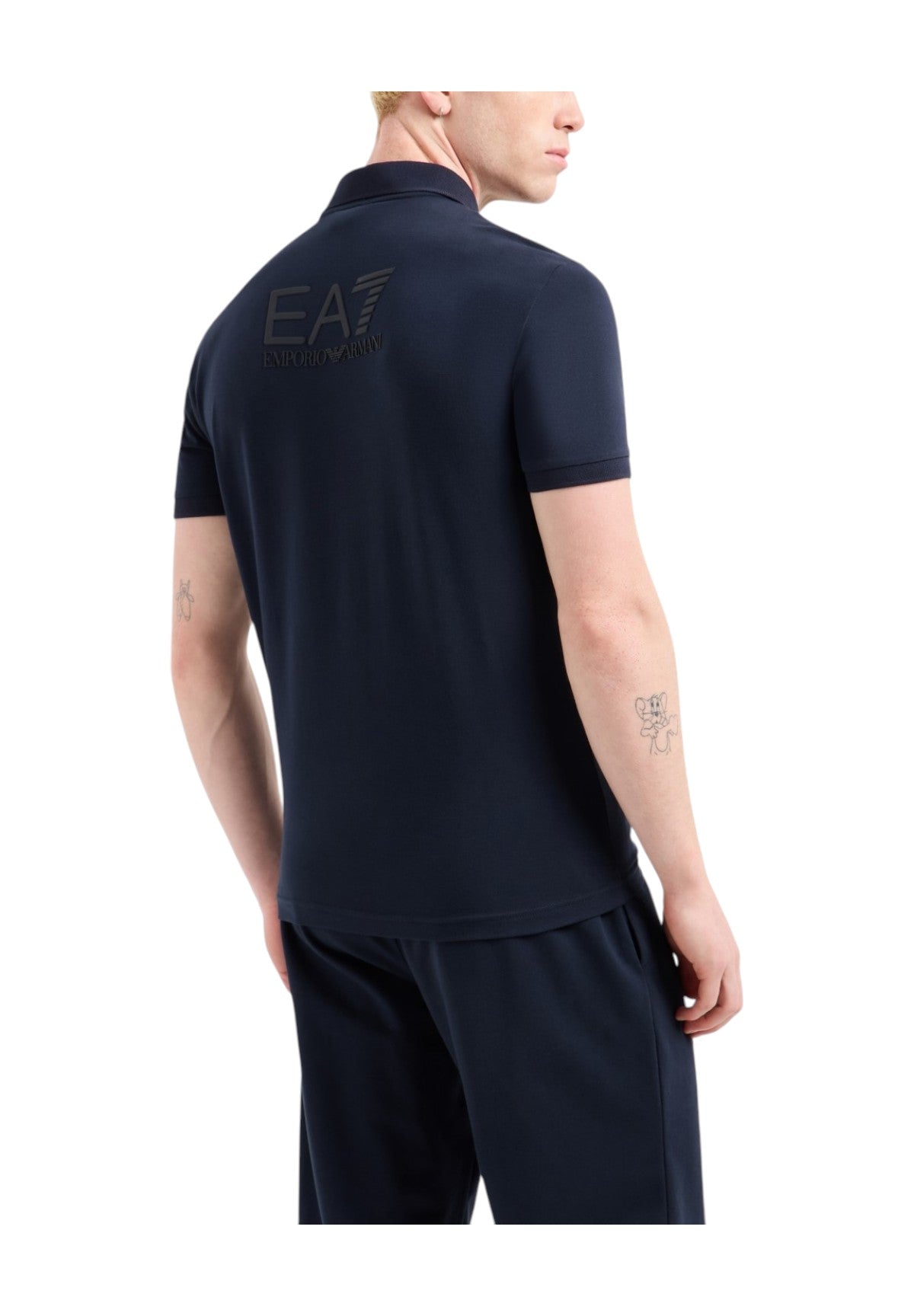 Polo Piqué 7m000228 Armani Blue