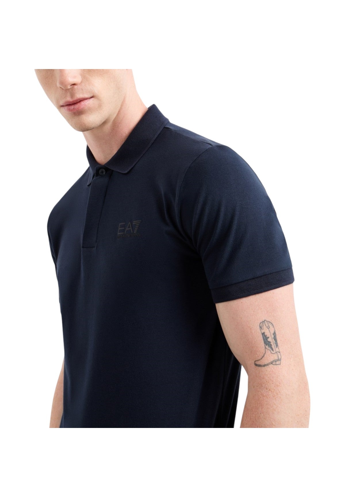 Polo Piqué 7m000228 Armani Blue