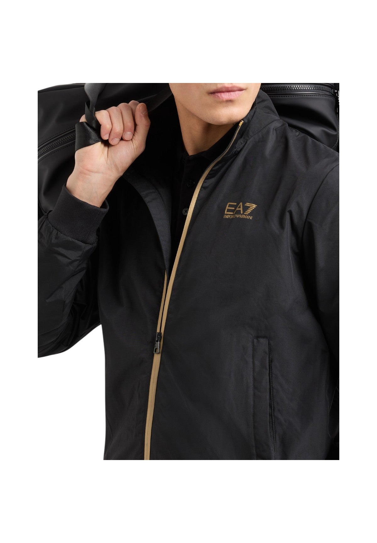 Giubbotto Bomber 7m000424 Black, Gold