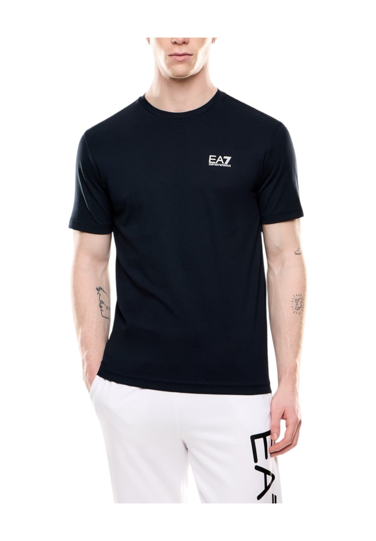T-Shirt A Maniche Corte 7m000567 Armani Blue, White