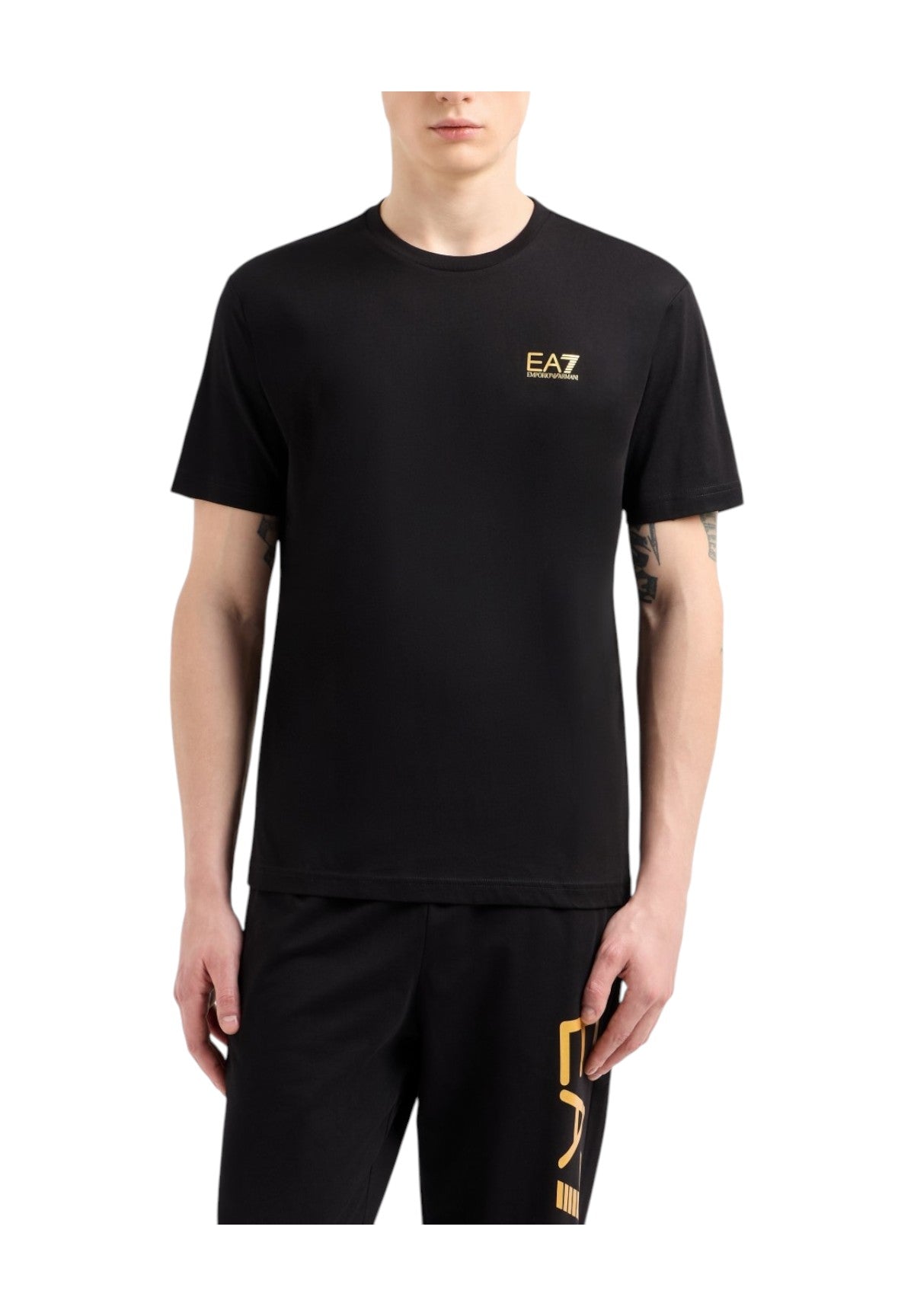 T-Shirt A Maniche Corte 7m000567 Black, Gold
