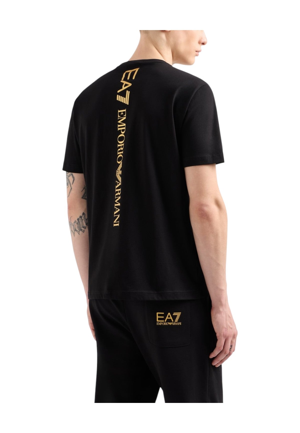 T-Shirt A Maniche Corte 7m000567 Black, Gold