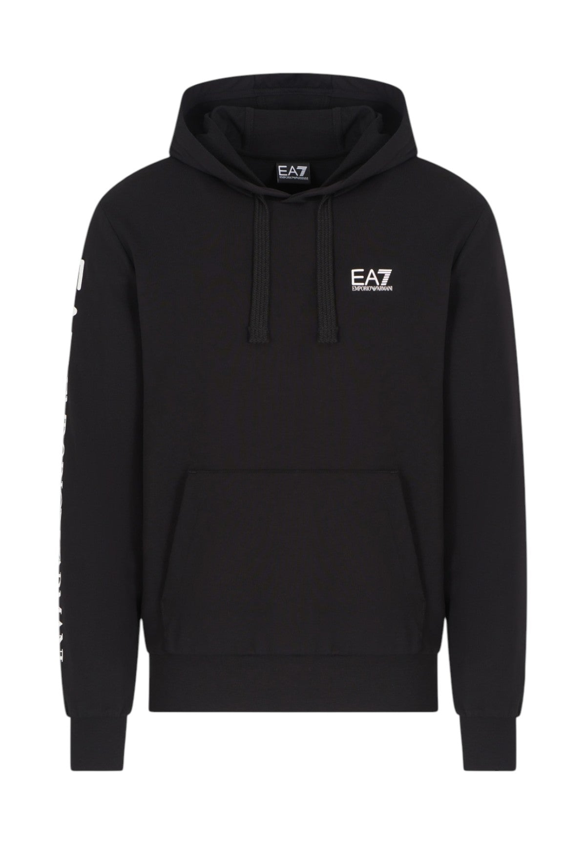 Felpa FulL-Zip Con Cappuccio 7m000569 Black, White