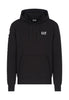 EA7 Emporio Armani Felpa Pullover con Cappuccio 7M000569 Black, Gold