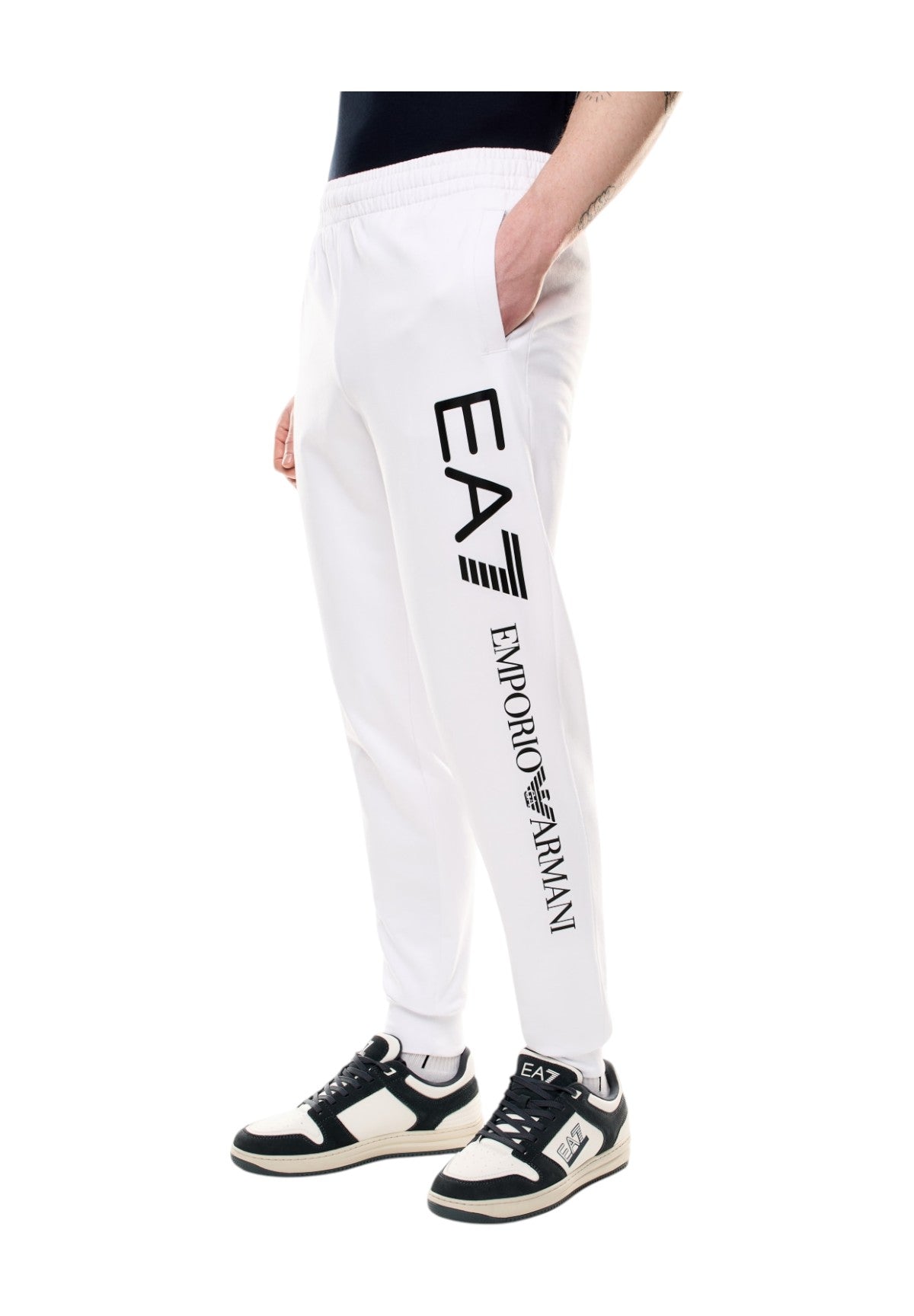 Pantaloni Tuta 7m000571 White, Black