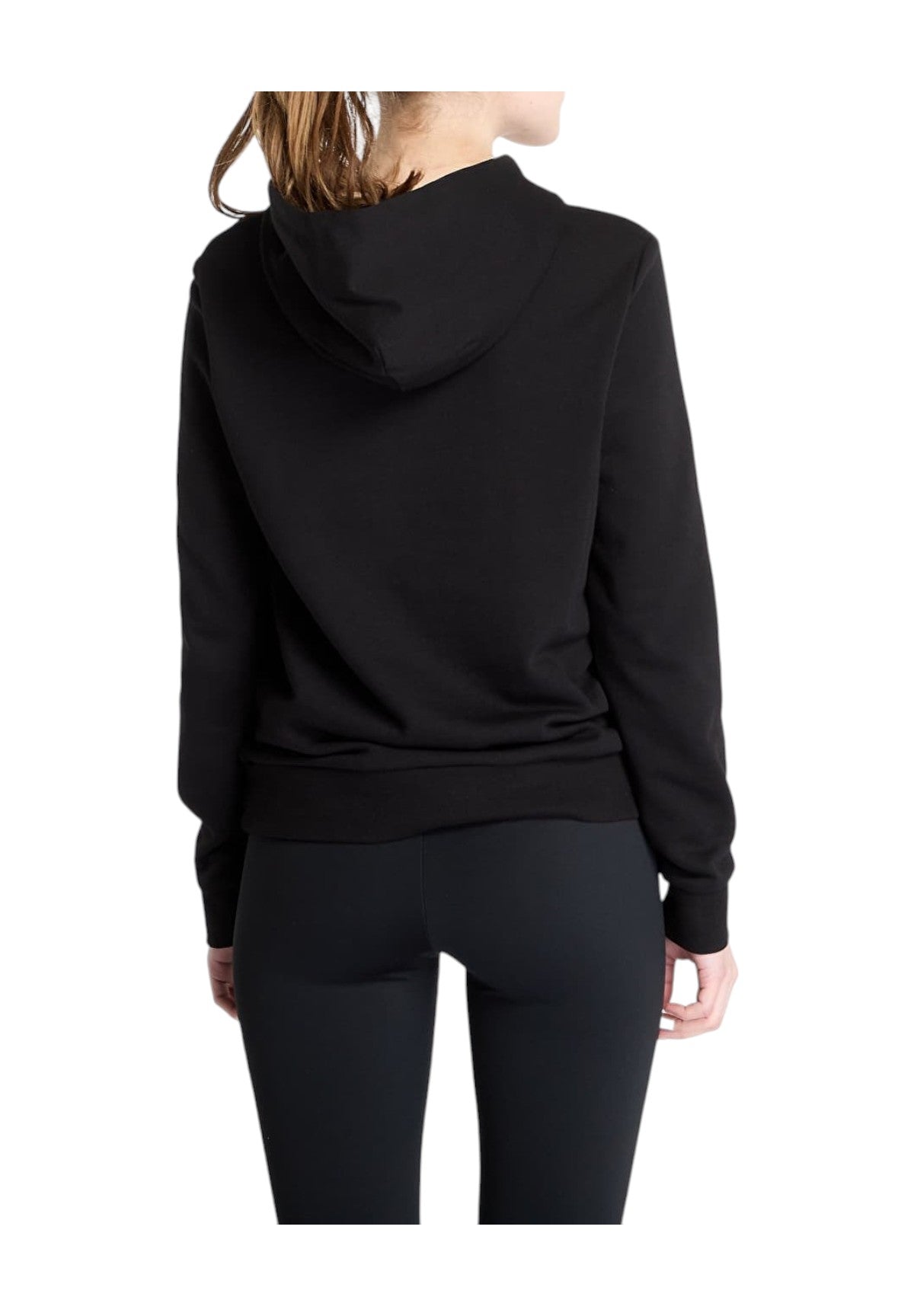 Felpa Pullover Con Cappuccio 7w000095 Black