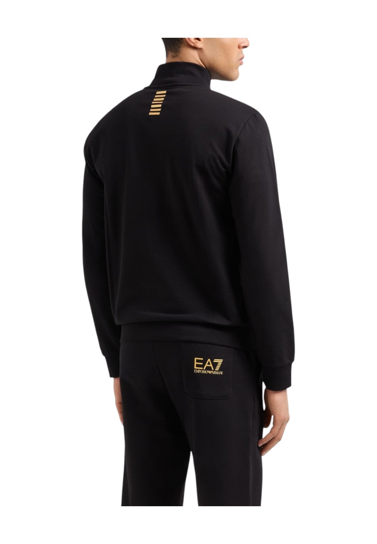 Felpa FulL-Zip 8npm31 Black, Gold