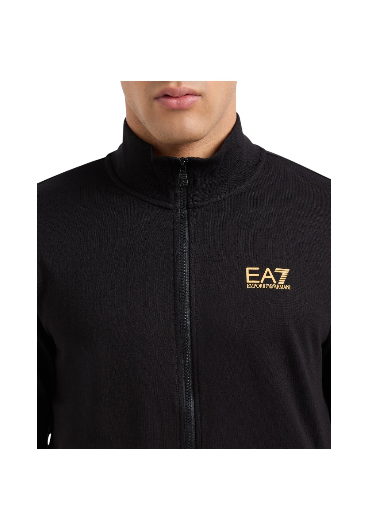 Felpa FulL-Zip 8npm31 Black, Gold