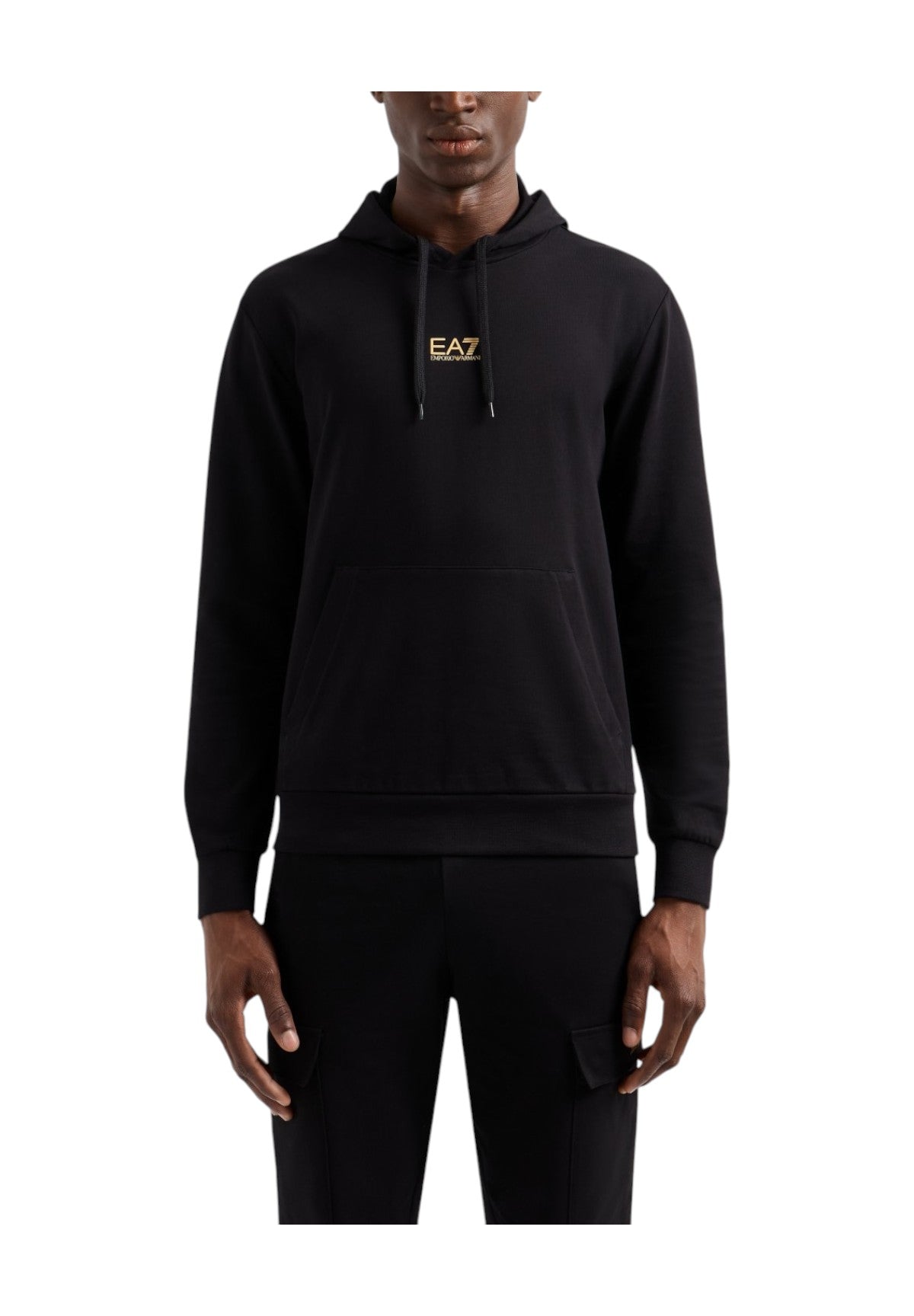 Felpa Pullover Con Cappuccio 8npm32 Black