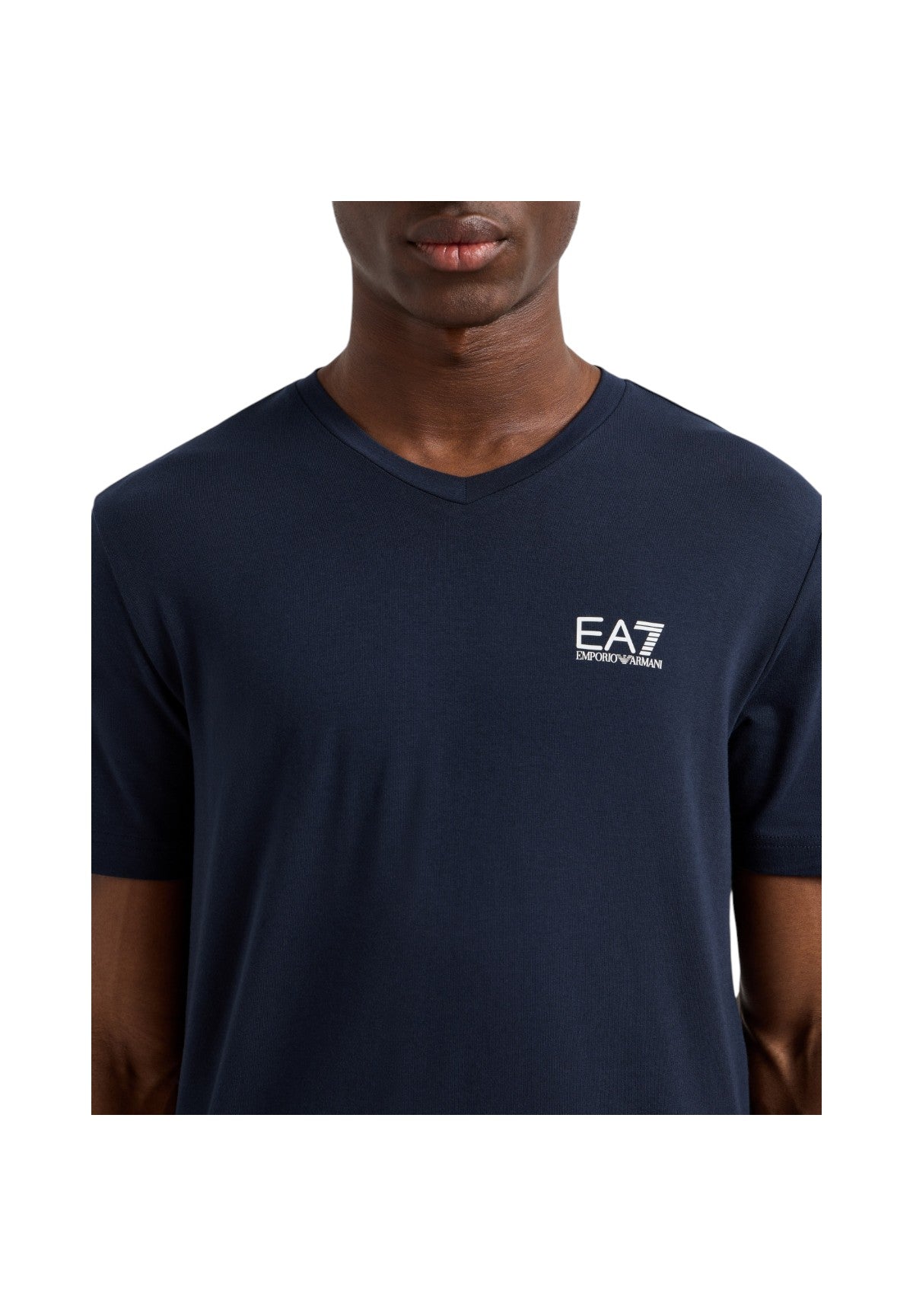 T-Shirt A Maniche Corte 8npt27 Armani Blue