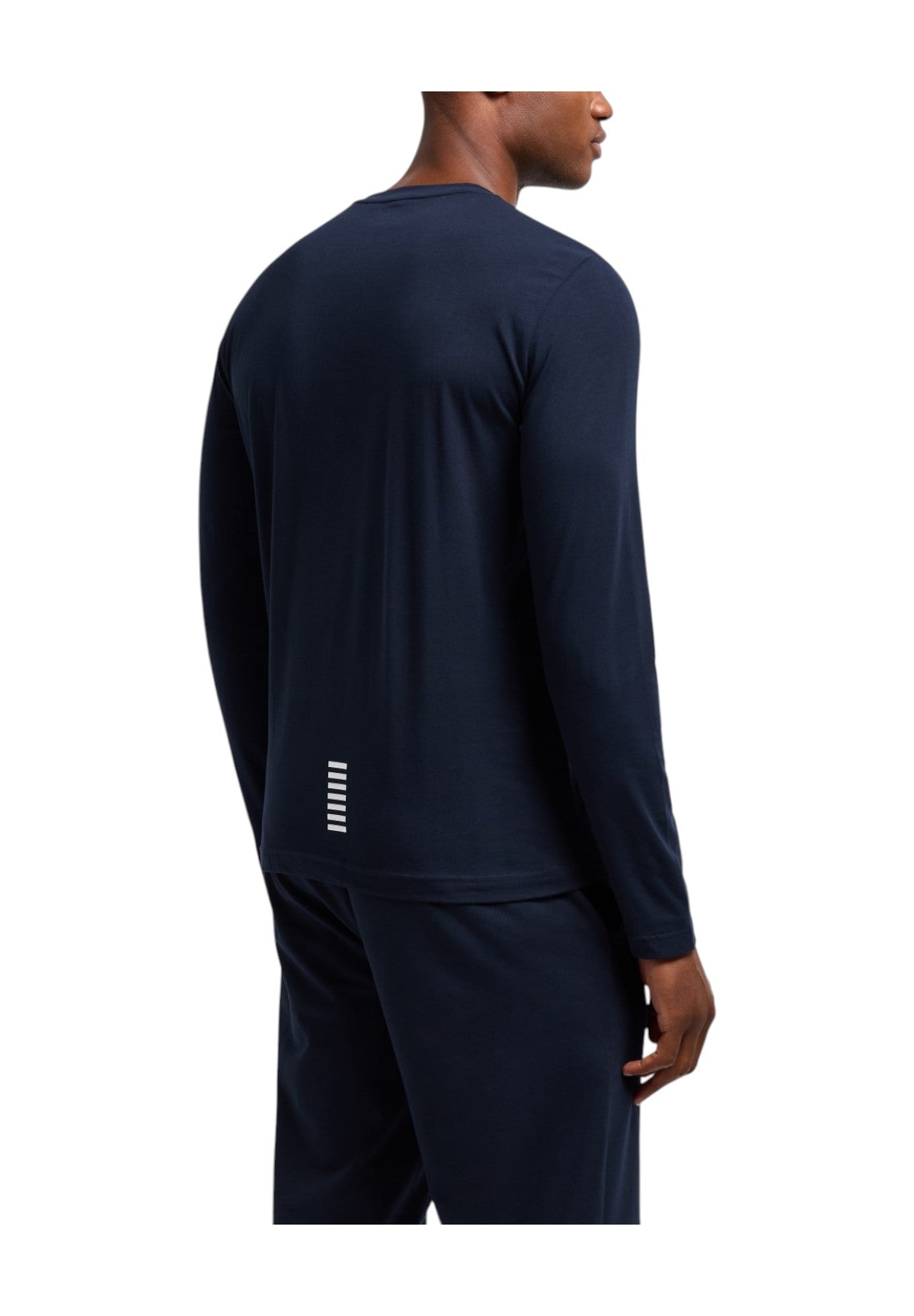 T-Shirt A Maniche Lunghe 8npt28 Armani Blue