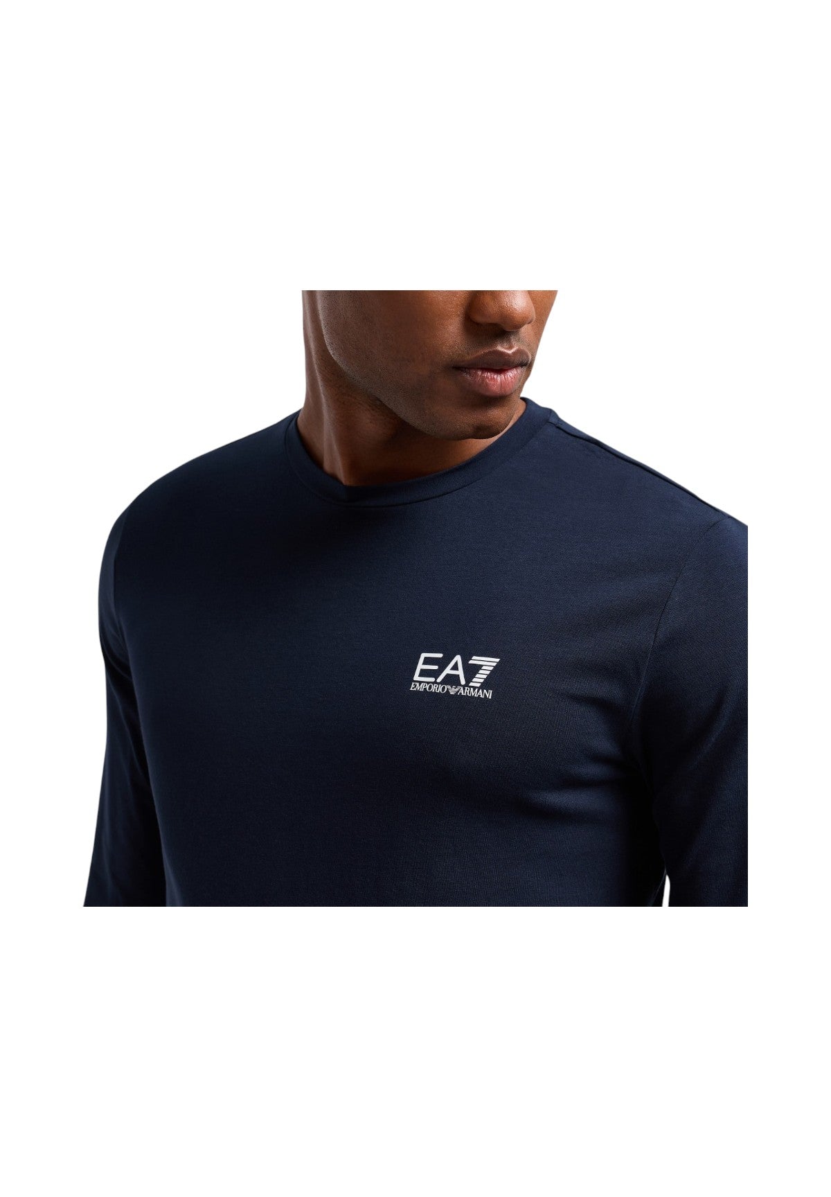 T-Shirt A Maniche Lunghe 8npt28 Armani Blue