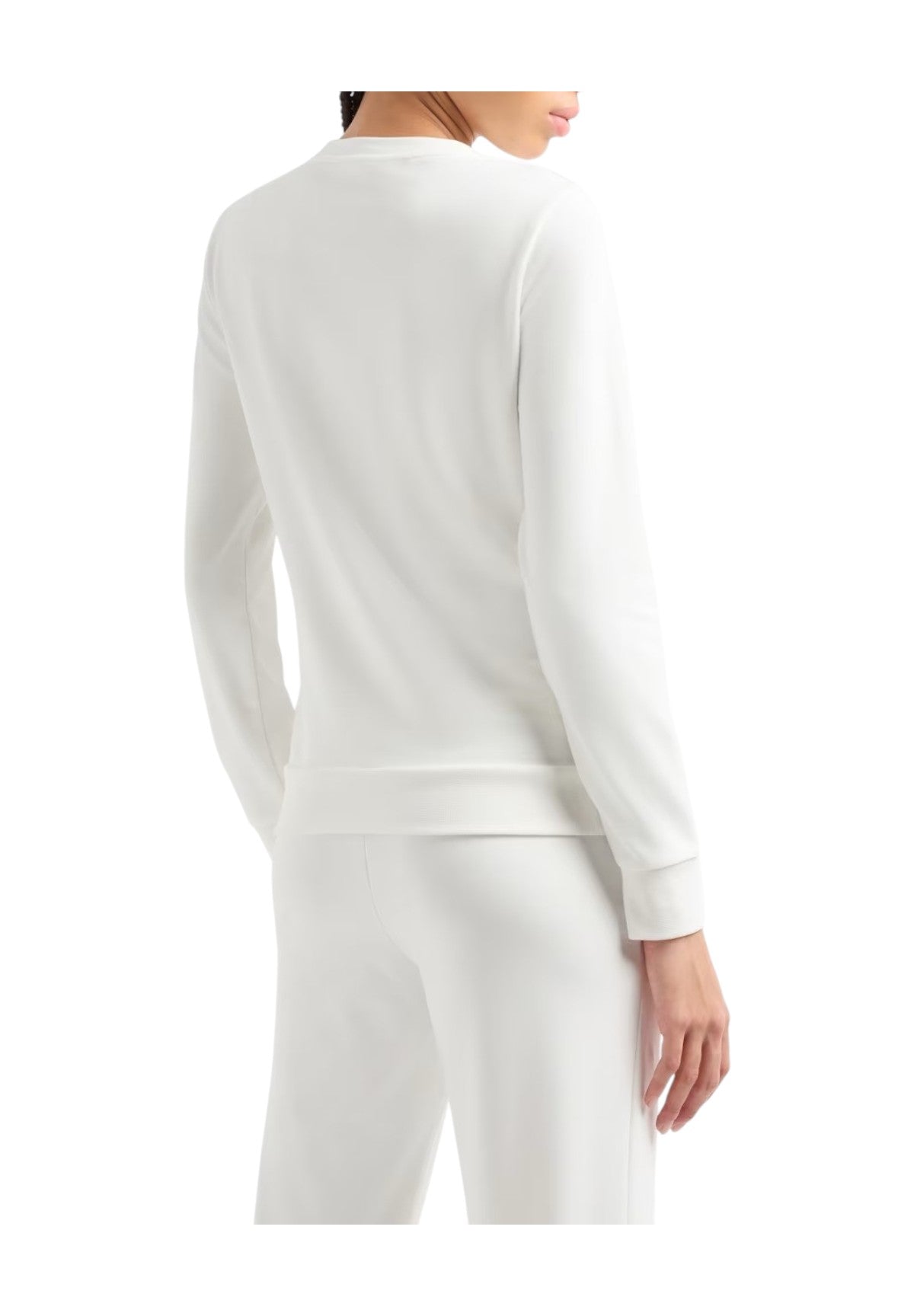 Felpa Girocollo 8ntm45 Star White