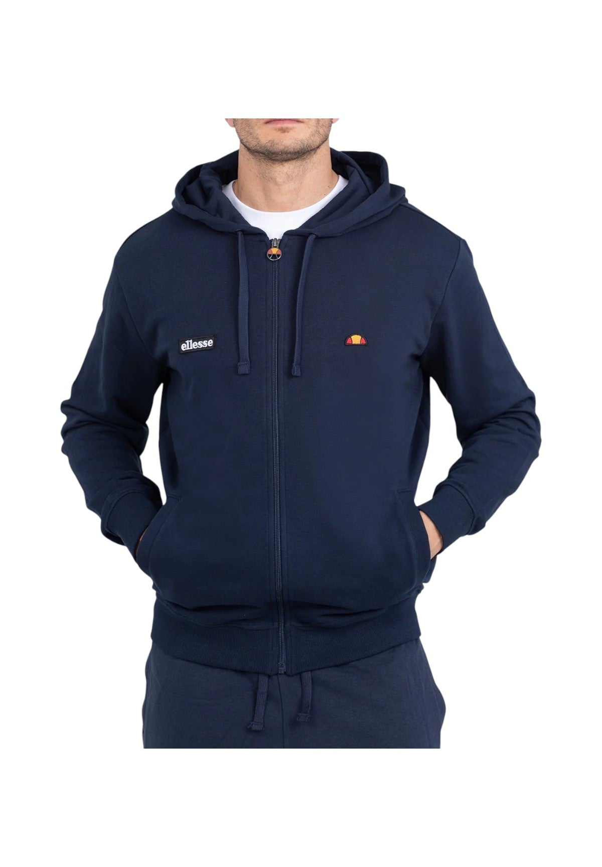 Felpa FulL-Zip Con Cappuccio Ehm252s25 Salute