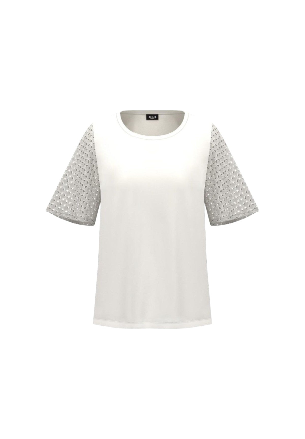 T-Shirt A Maniche Corte Eger Bianco