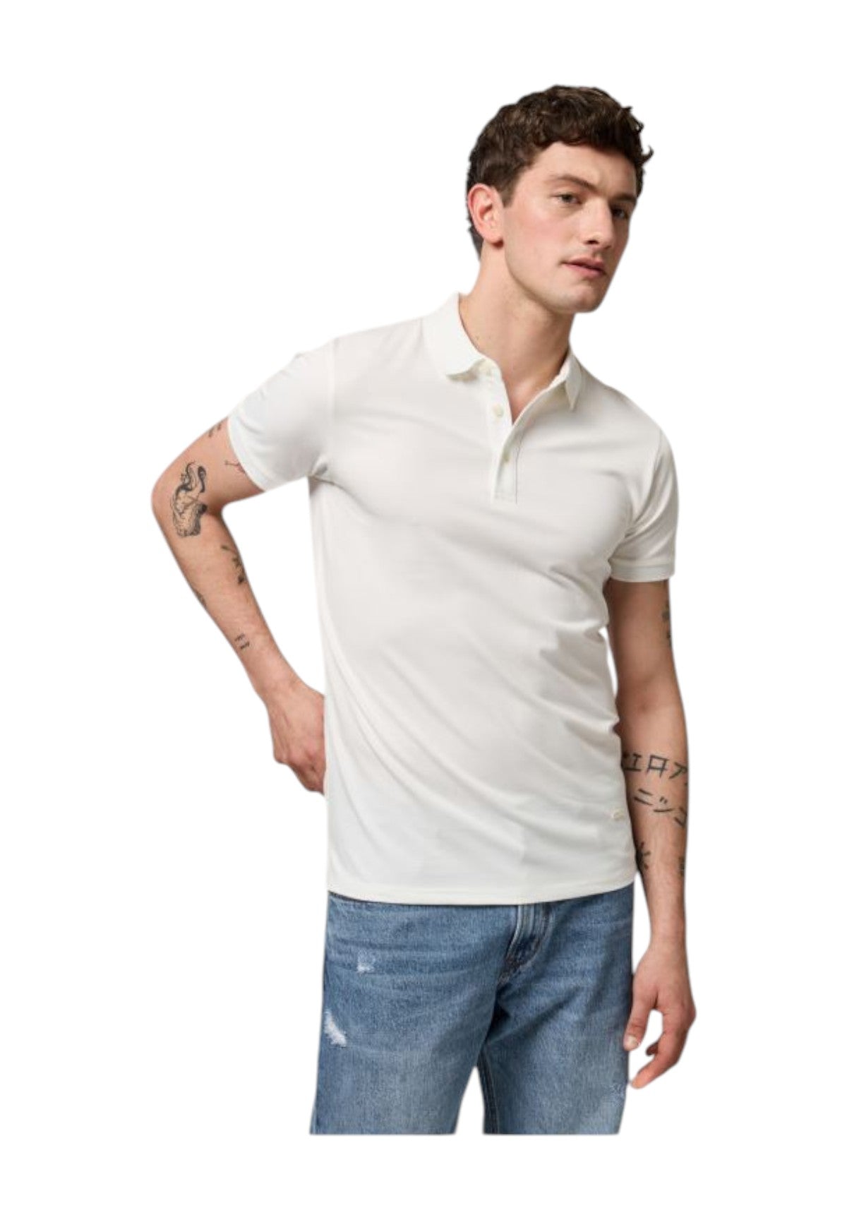 Polo Piqué Gl2153F-S25 White