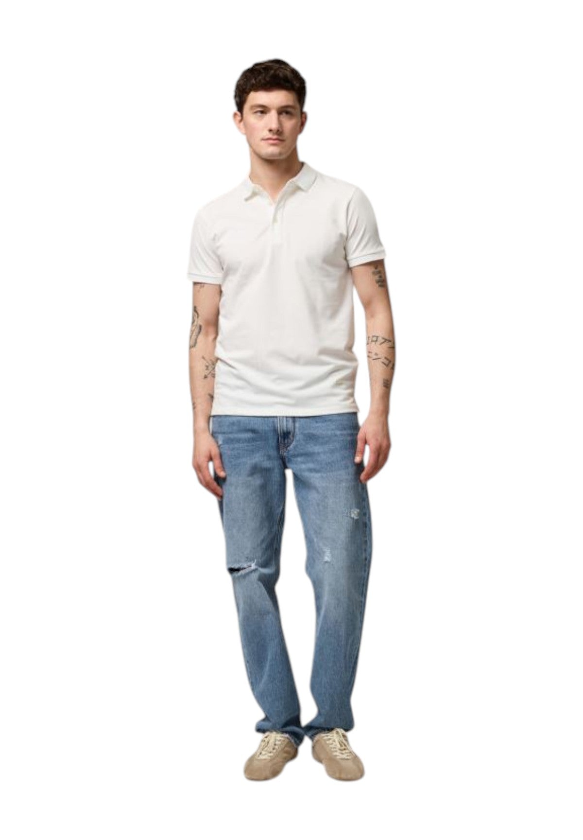 Polo Piqué Gl2153F-S25 White