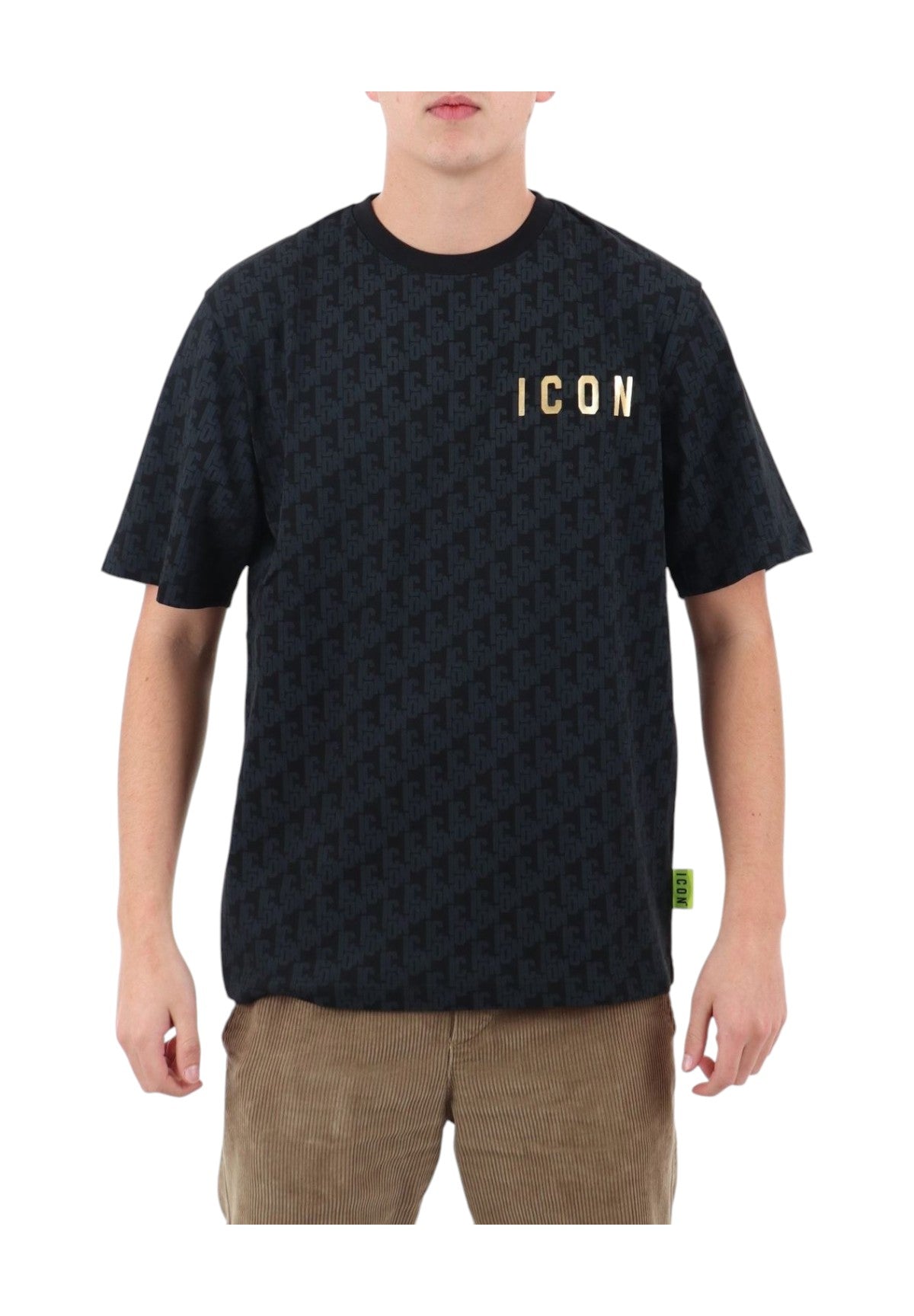 T-Shirt A Maniche Corte Icus2s5t036 Nero