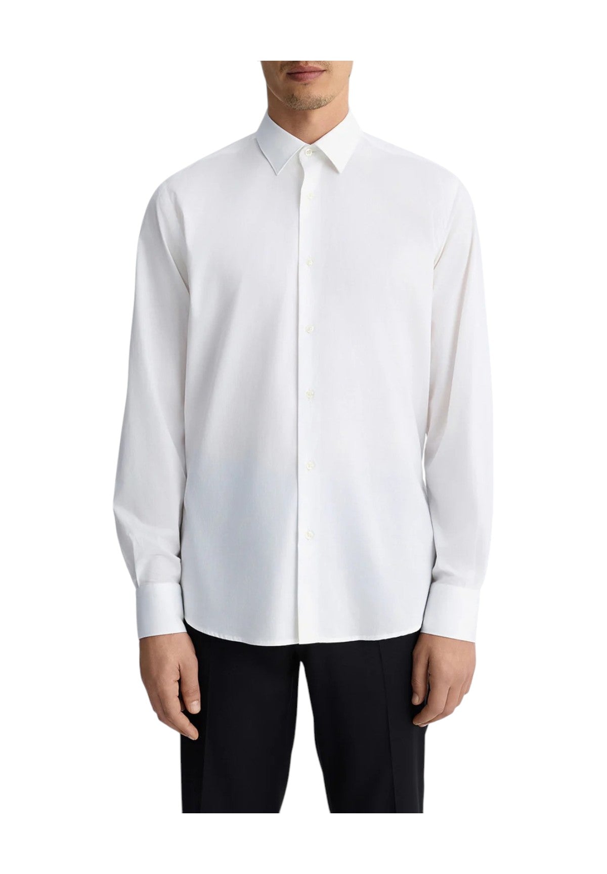 Camicia A Maniche Lunghe Qa5114 White Alyssum