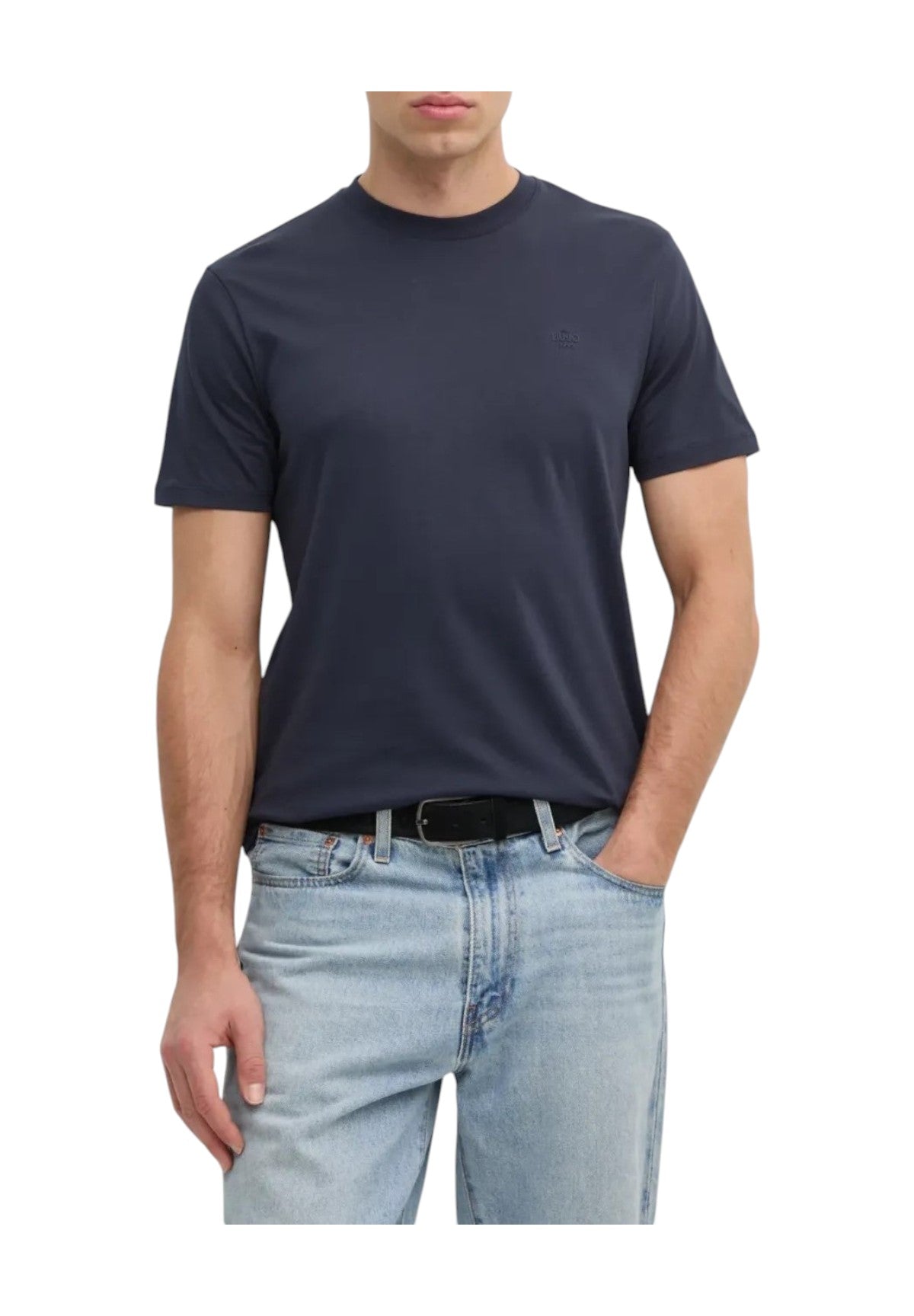 T-Shirt A Maniche Corte Qa5145 Dark Blue