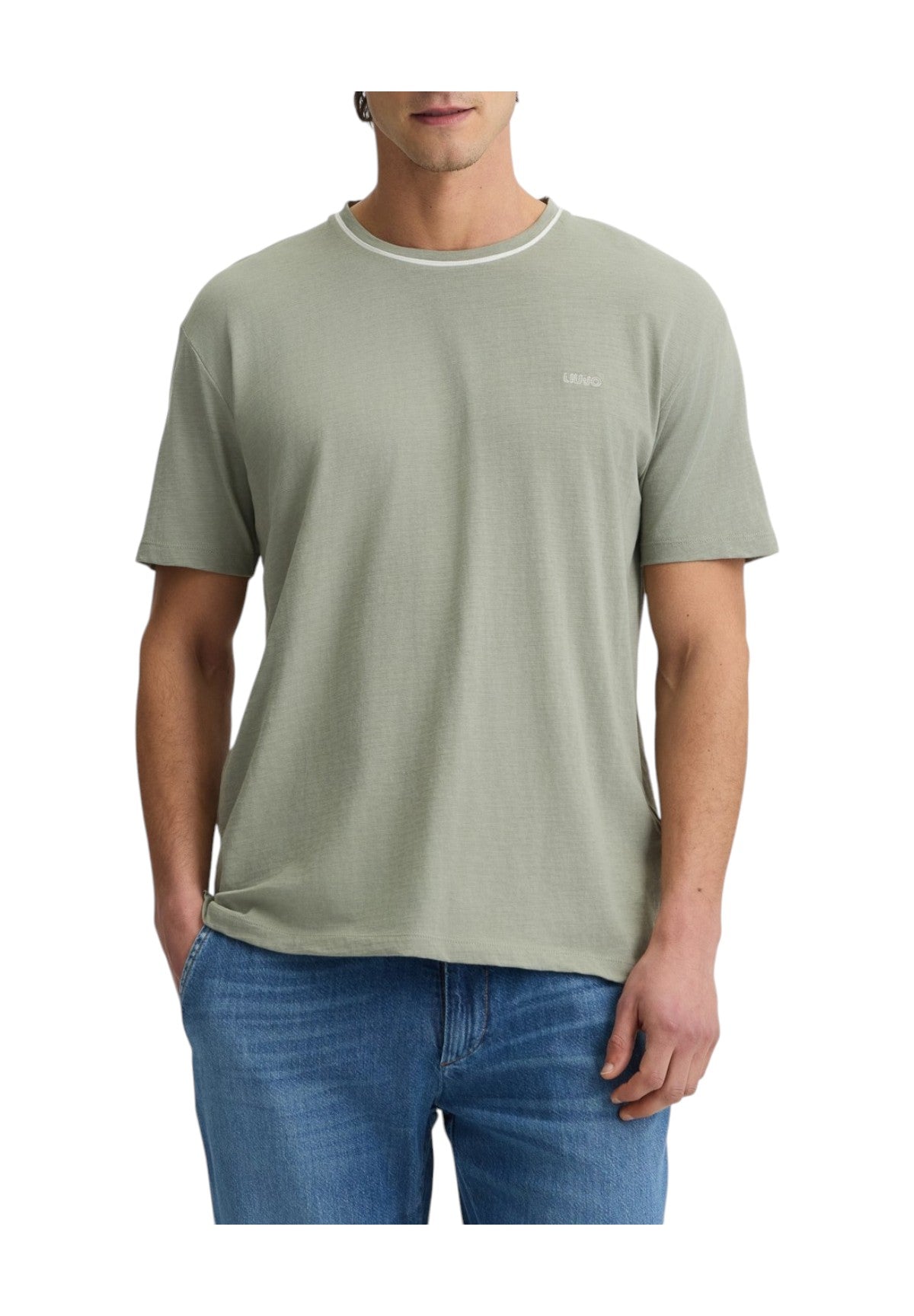 T-Shirt A Maniche Corte Qa5184 Green Stone