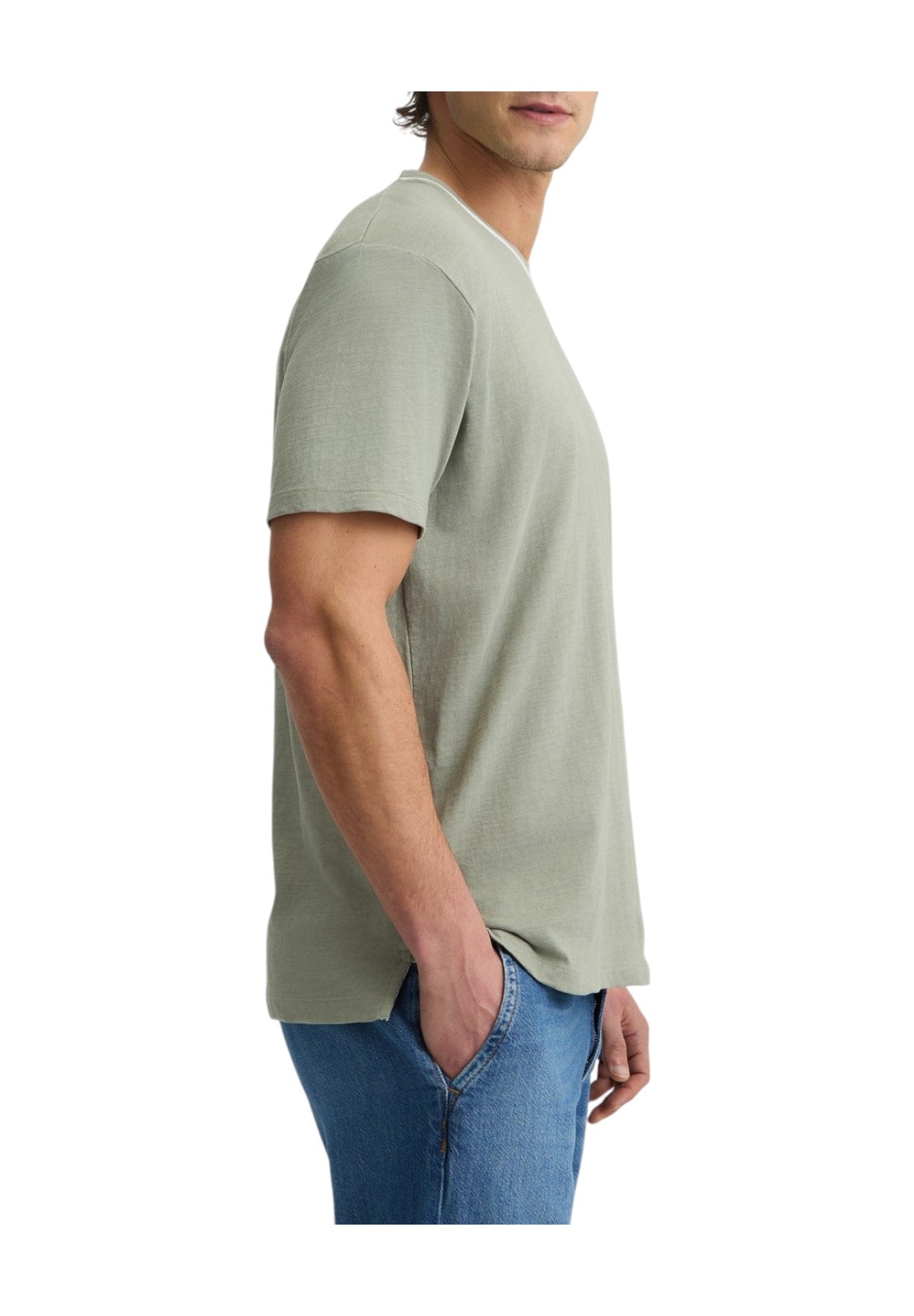 T-Shirt A Maniche Corte Qa5184 Green Stone