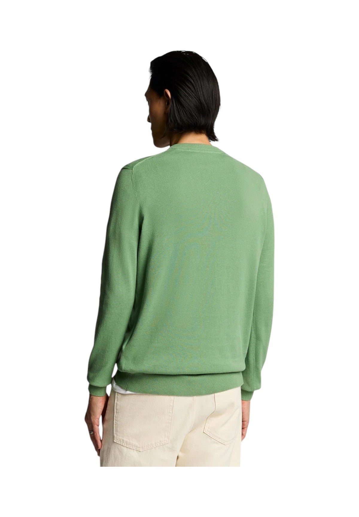 Maglione Girocollo Kn2136v Smoke Green