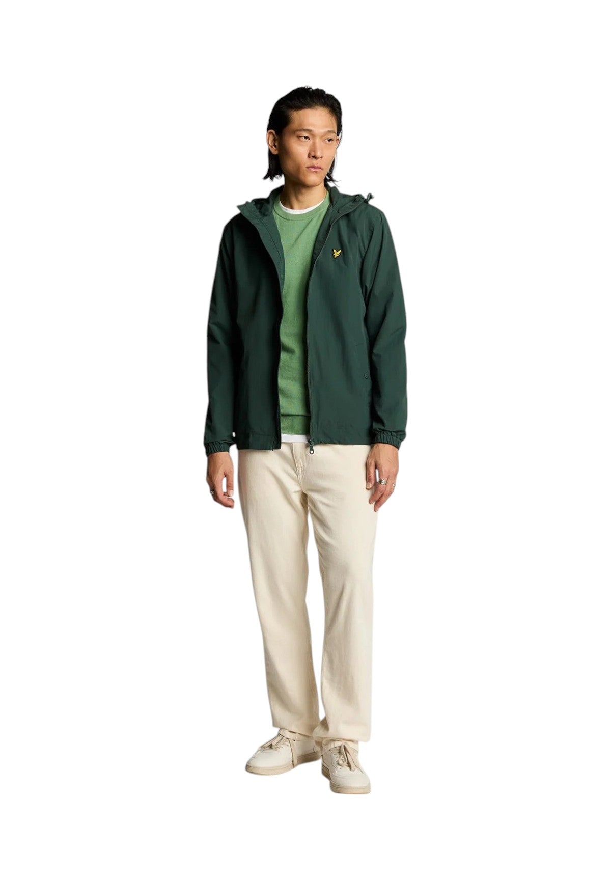 Maglione Girocollo Kn2136v Smoke Green