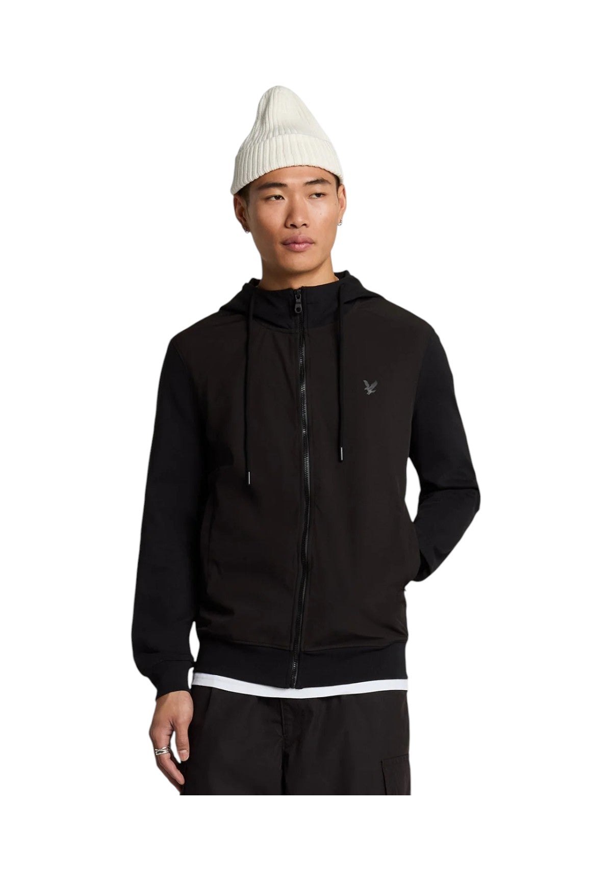 Felpa FulL-Zip Con Cappuccio Ml2290v Jet Black