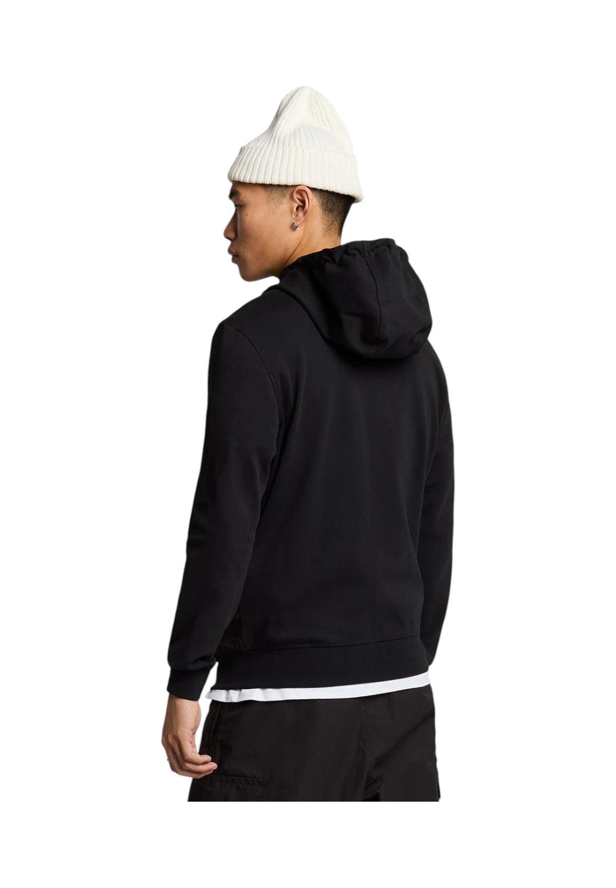 Felpa FulL-Zip Con Cappuccio Ml2290v Jet Black