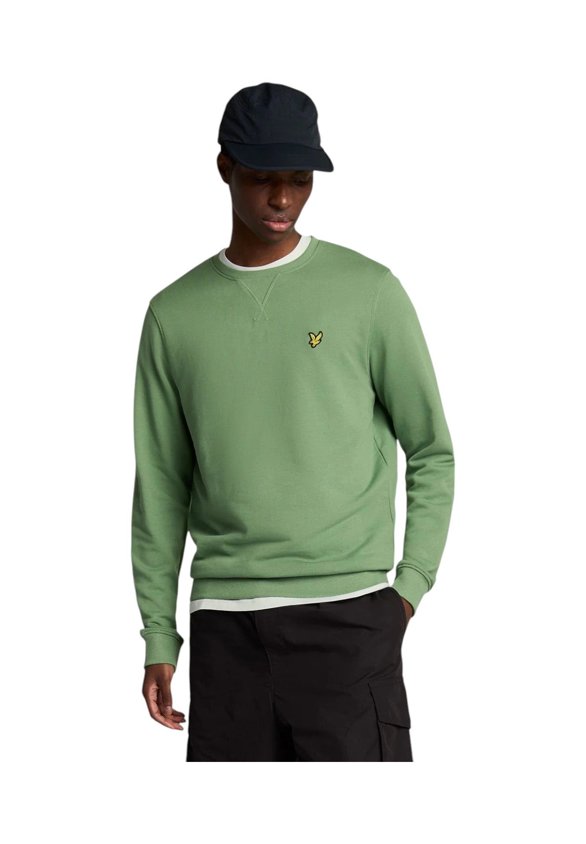 Felpa Girocollo Ml424vog Smoke Green