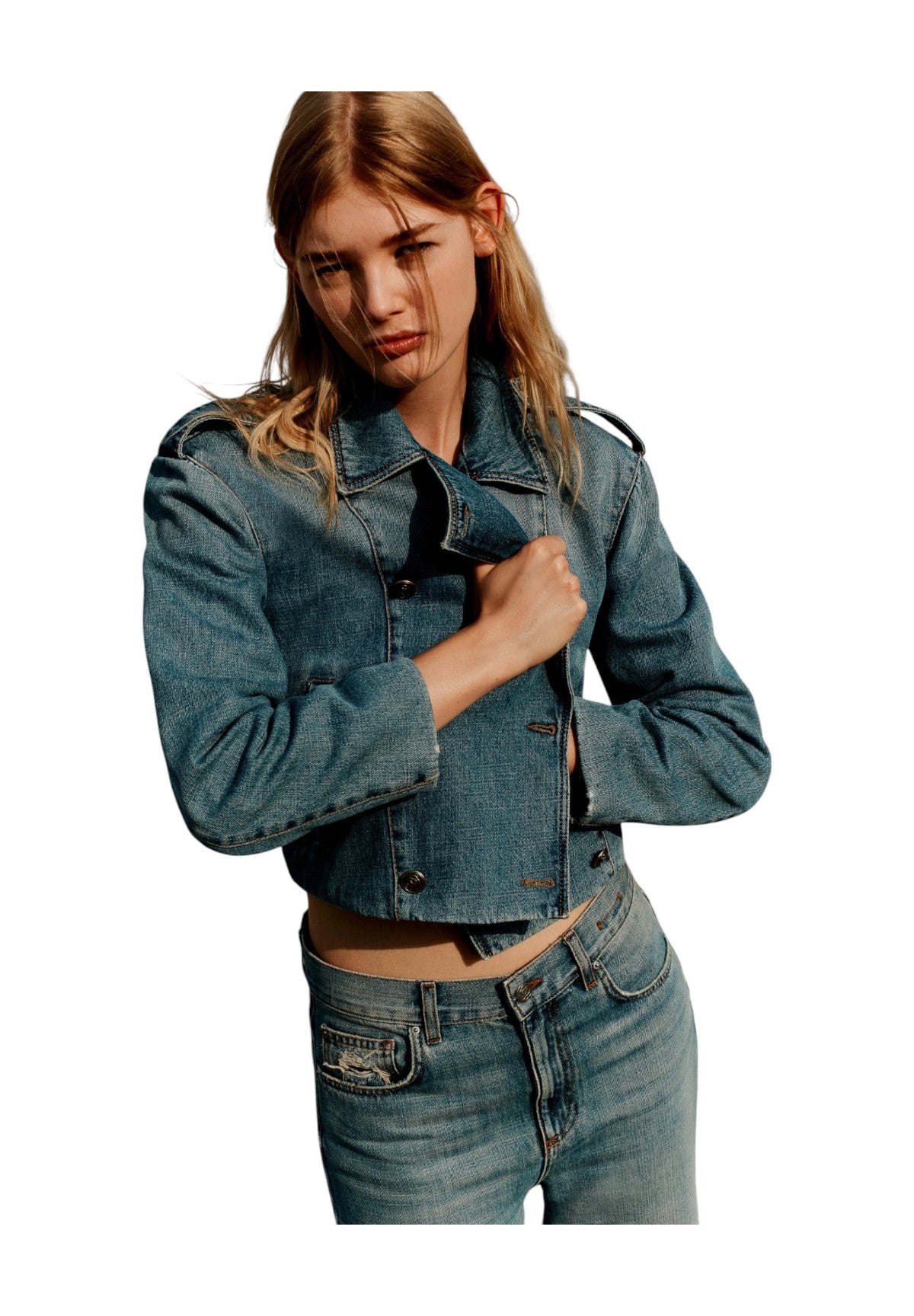 Giubbino Di Jeans Cassia Blue Jeans