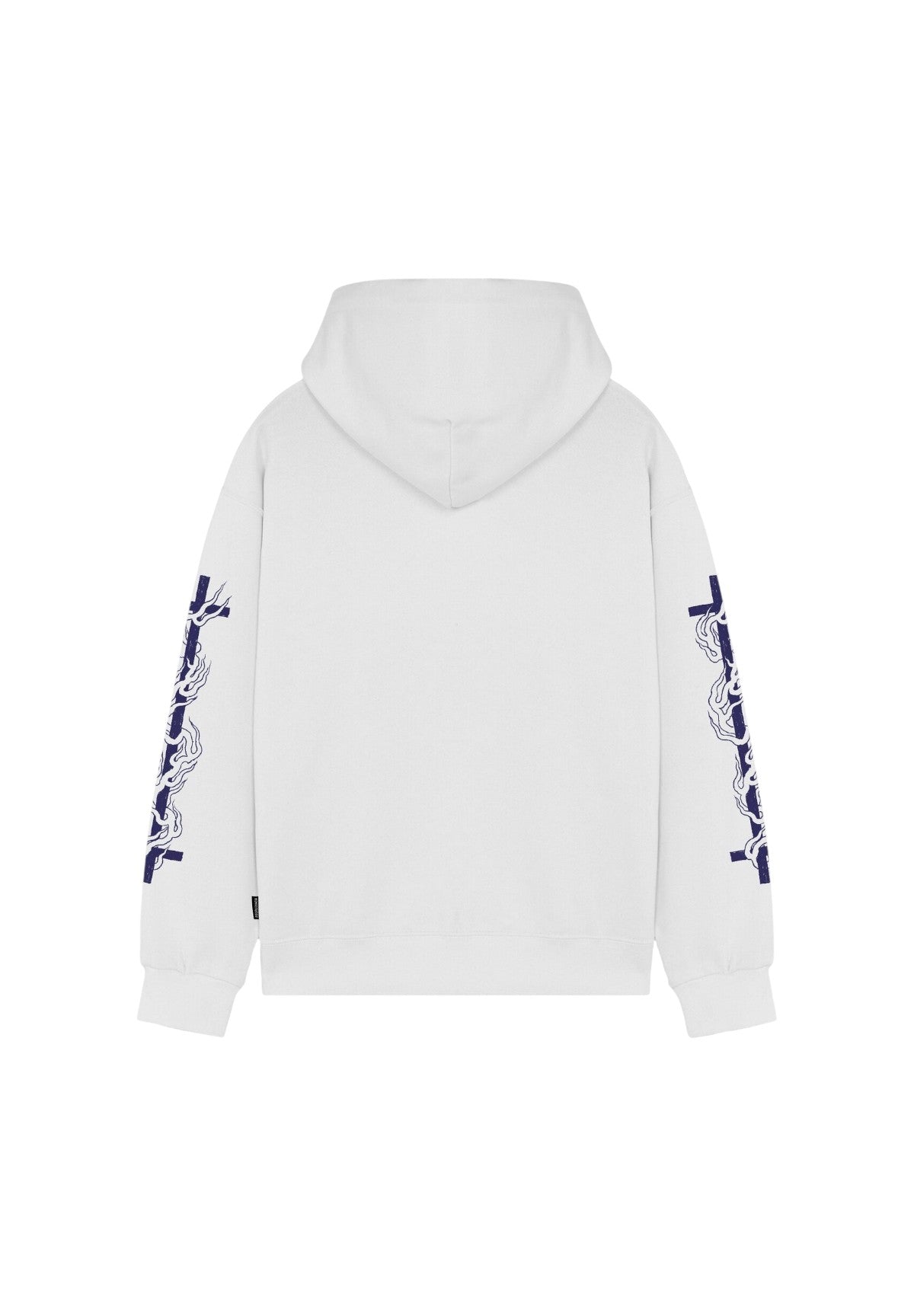 Felpa Pullover Con Cappuccio 25ssprfe335 Bianco