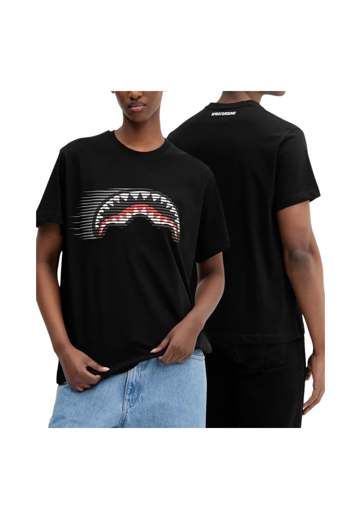 T-Shirt A Maniche Corte Sp721 Black