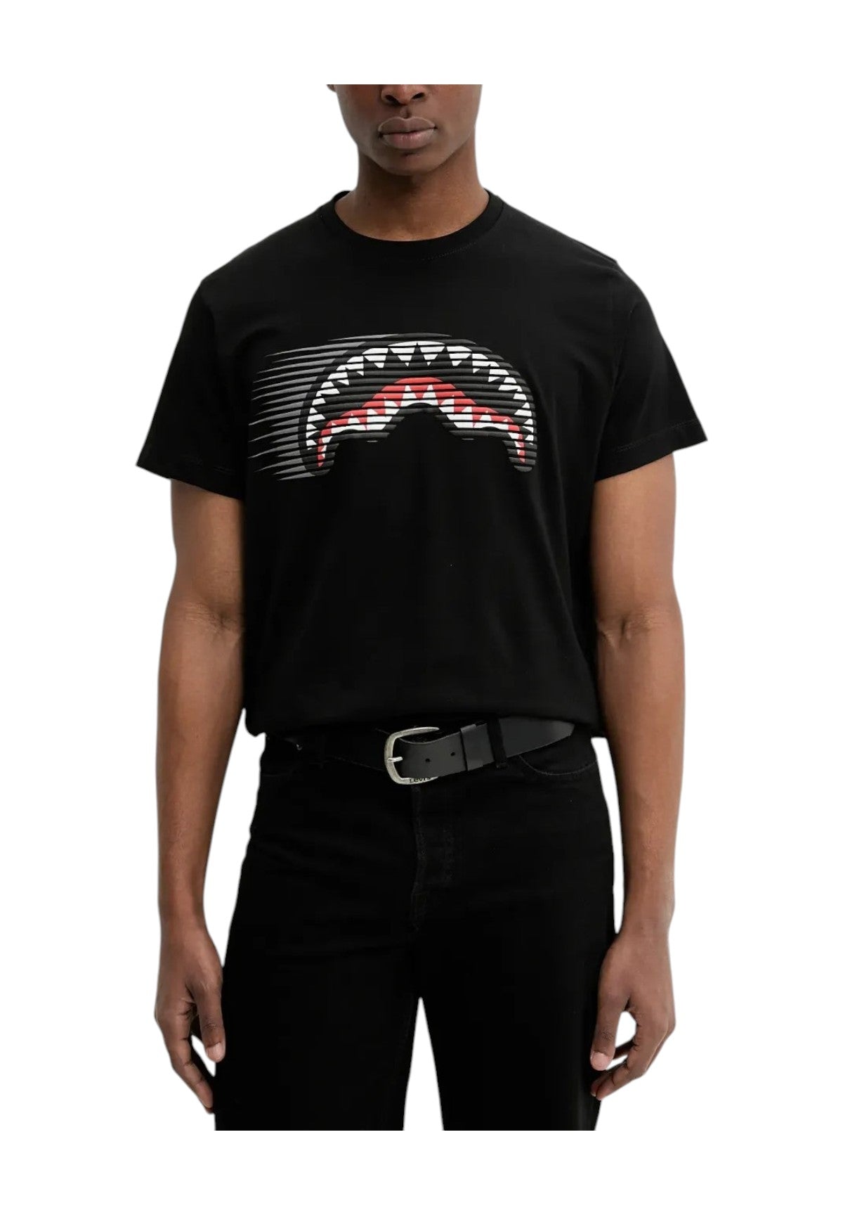 T-Shirt A Maniche Corte Sp721 Black