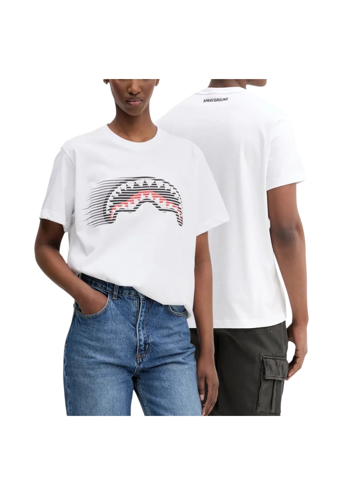 T-Shirt A Maniche Corte Sp721 White