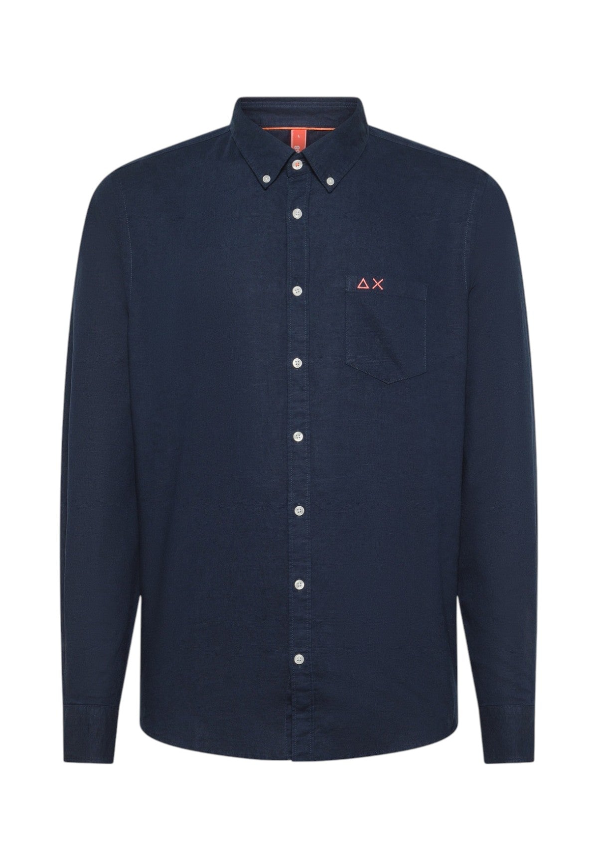 Camicia A Maniche Lunghe S35120 Navy Blue