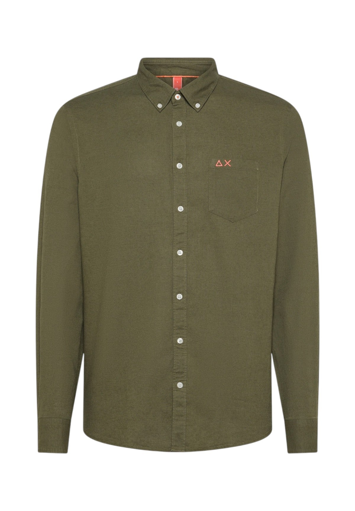 Camicia A Maniche Lunghe S35120 Verde Scuro