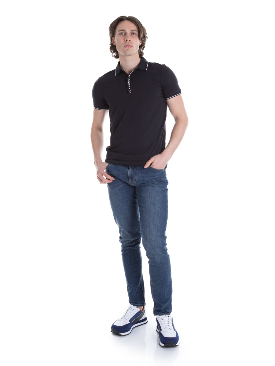 Armani Exchange Polo 8NZF71ZJH2Z Blu
