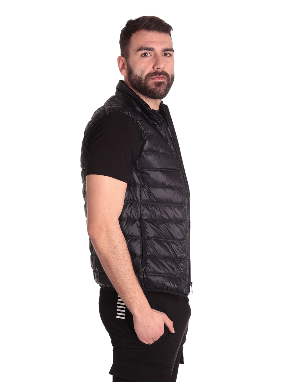 Ea7 Emporio Armani Gilet 8npq01 Black
