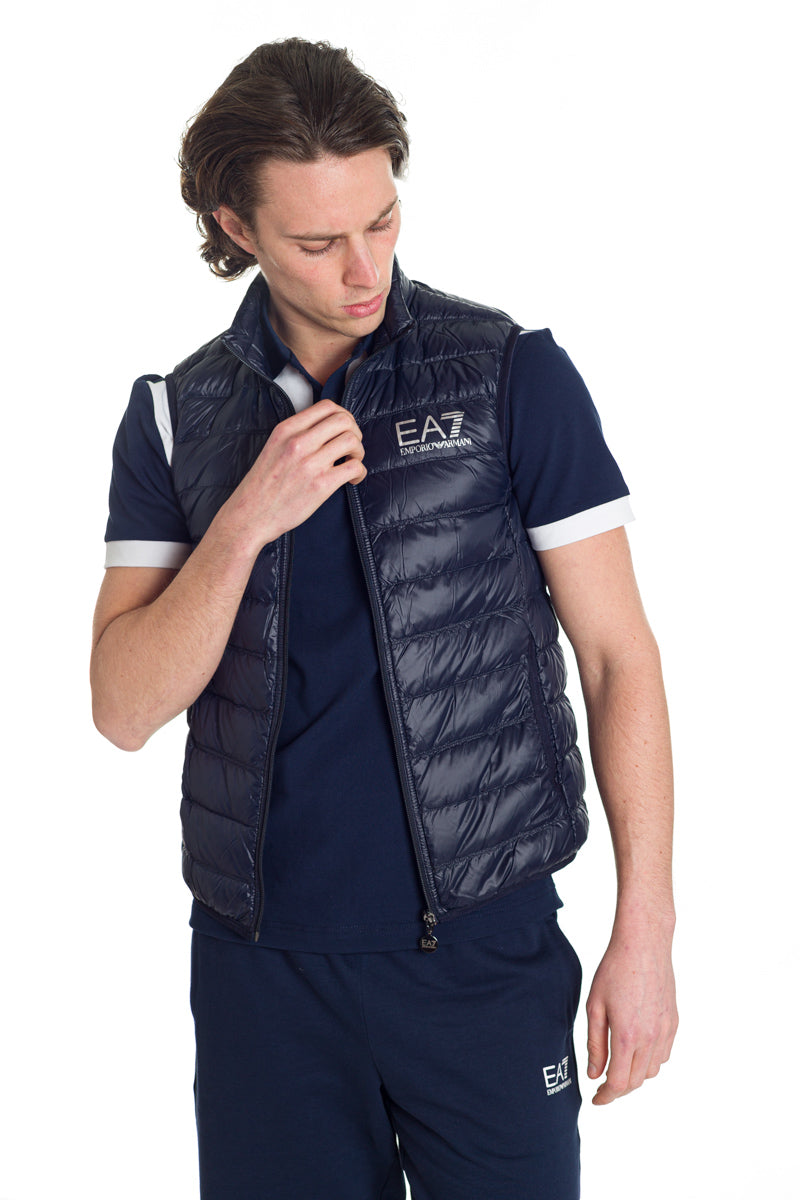 Ea7 Emporio Armani Gilet 8npq01 Night Blue