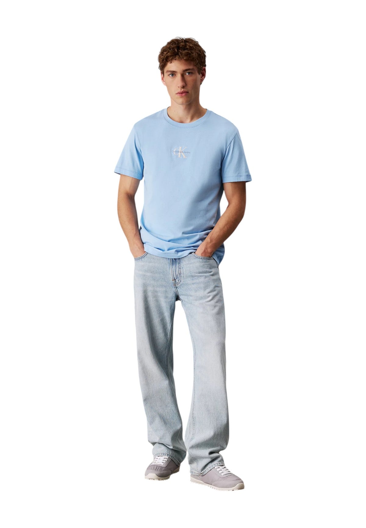 T-Shirt A Maniche Corte J30j325649 Blue Bell
