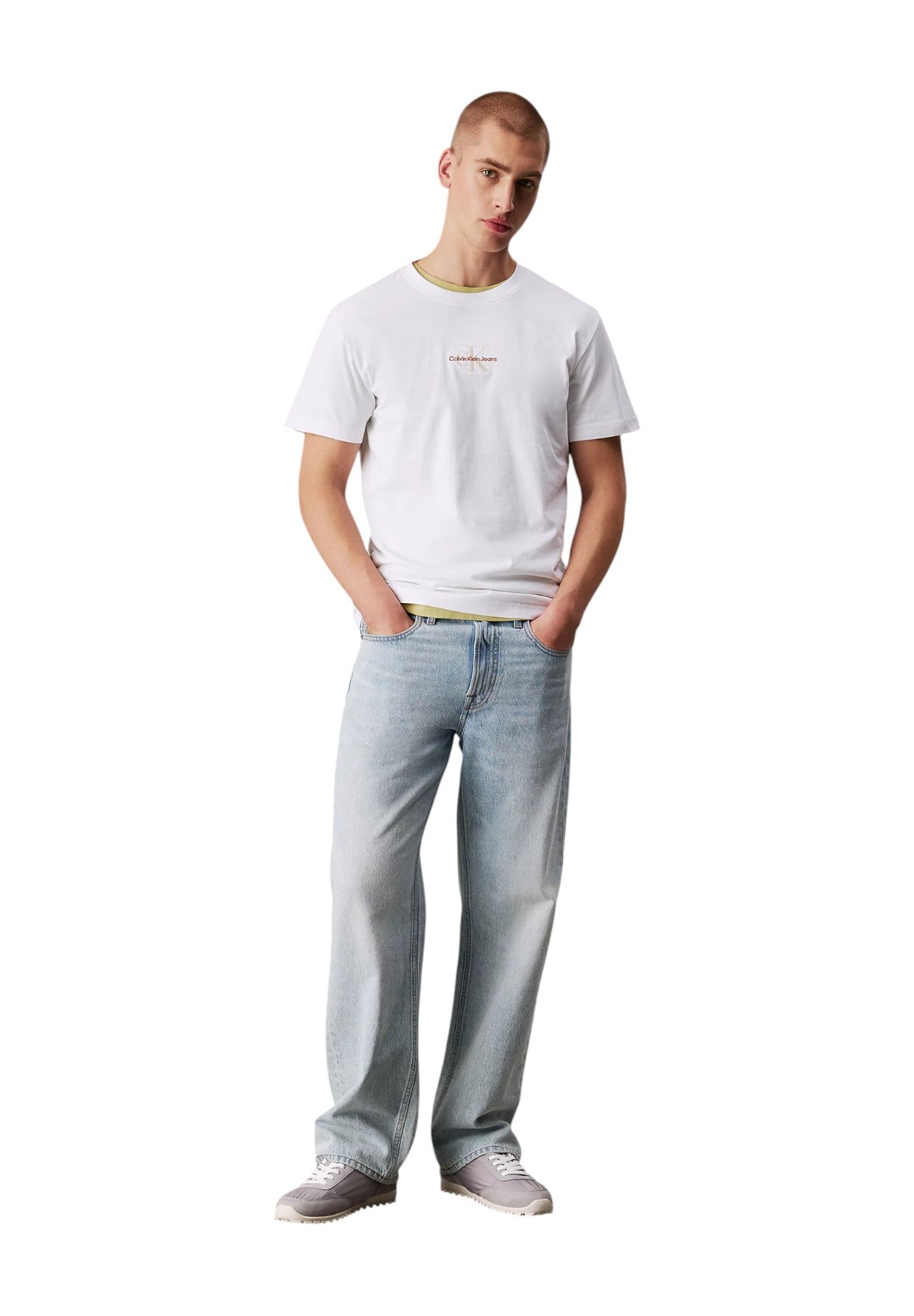 T-Shirt A Maniche Corte J30j325649 Bright White