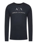 Armani Exchange T-shirt a Maniche Lunghe 8NZTCH Black