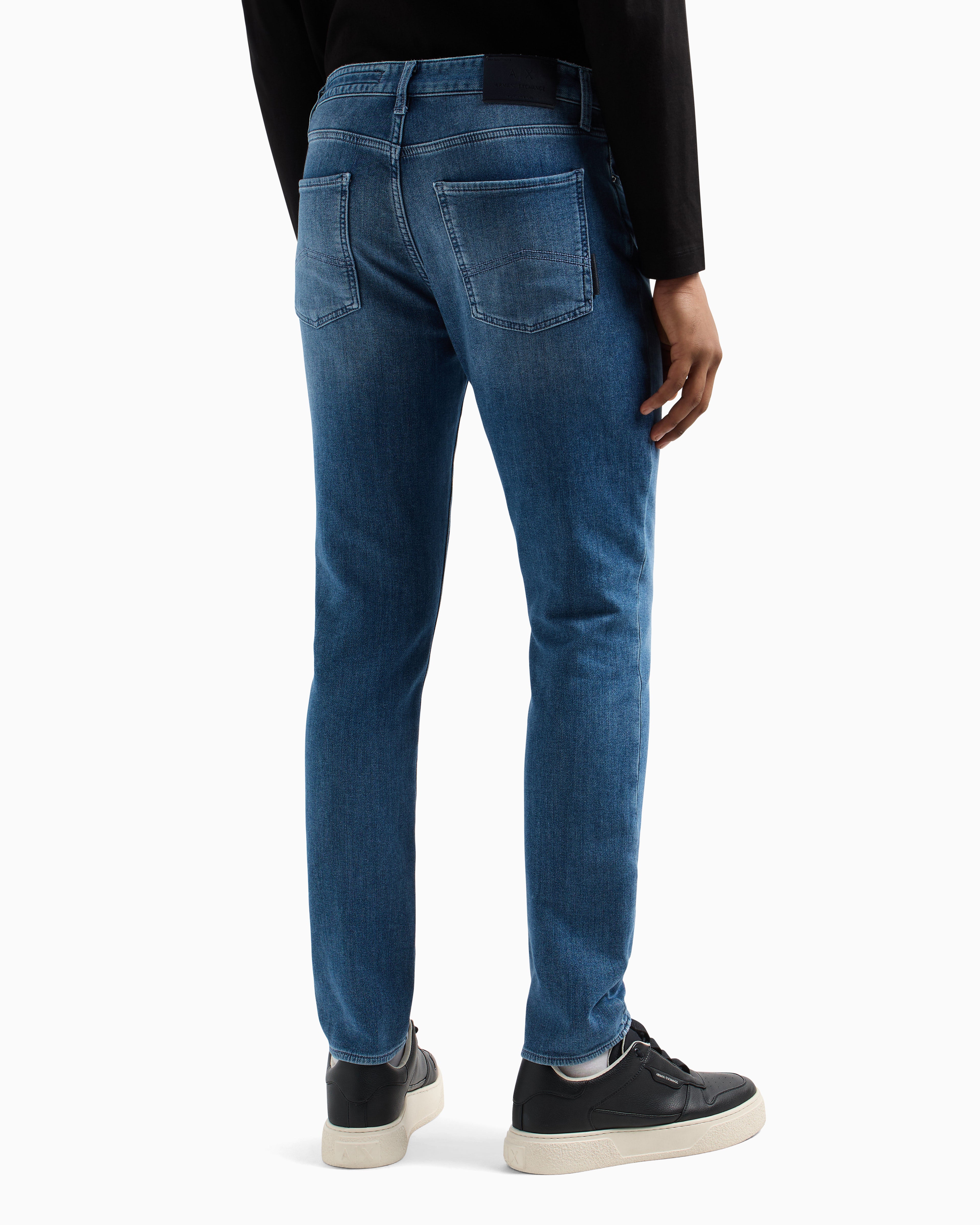 Jeans Jeans slim fit in denim fleece XM000070 Medium Blue Denim