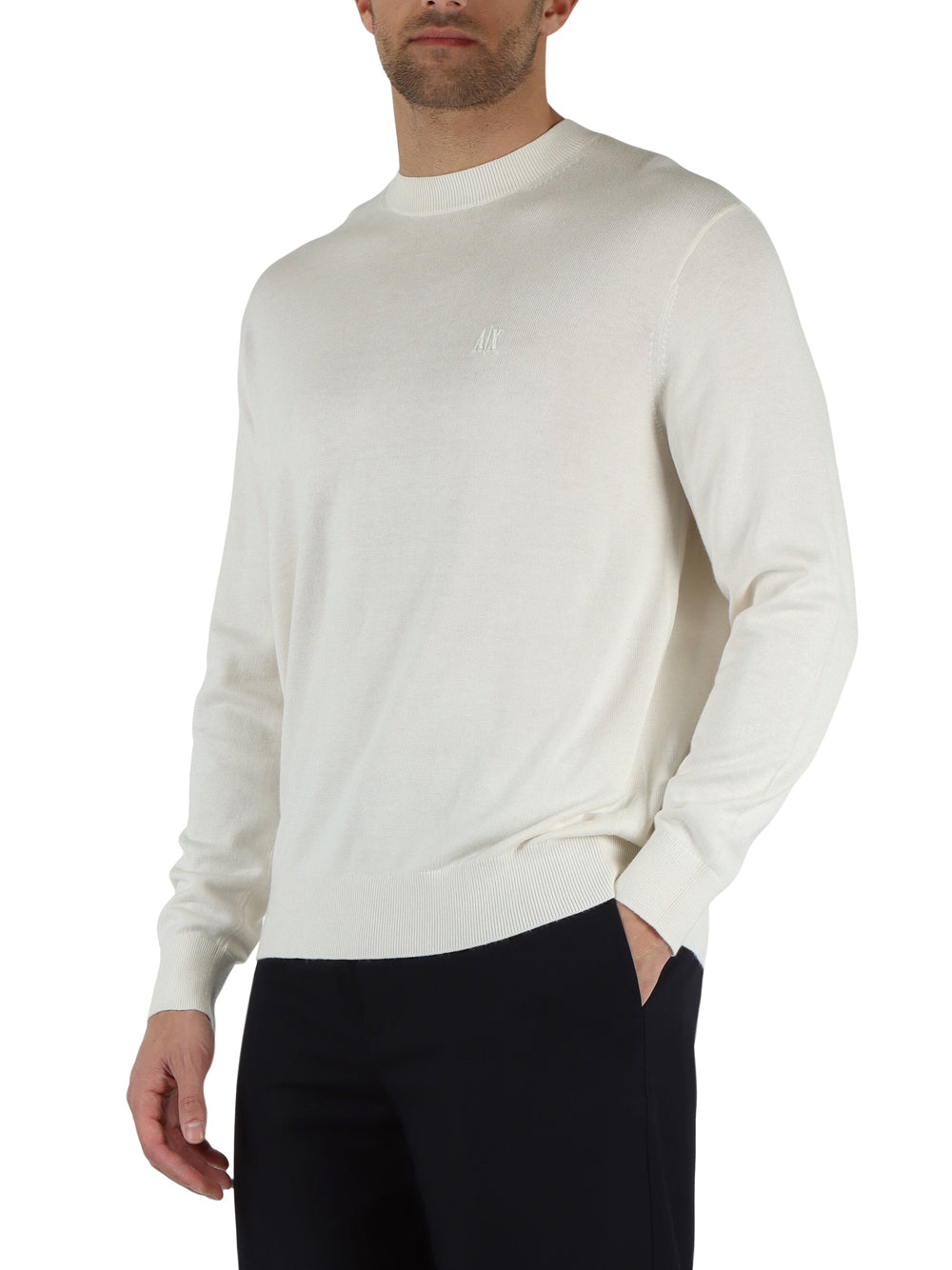 Maglione Girocollo XM000338 Off White