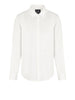 Armani Exchange Camicia a Maniche Lunghe Regular fit cotton shirt XM000339 Off White